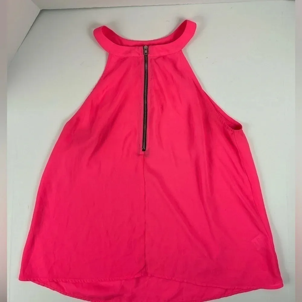 Love Tree  Pink Zipper Front Top- Size M - Image 3
