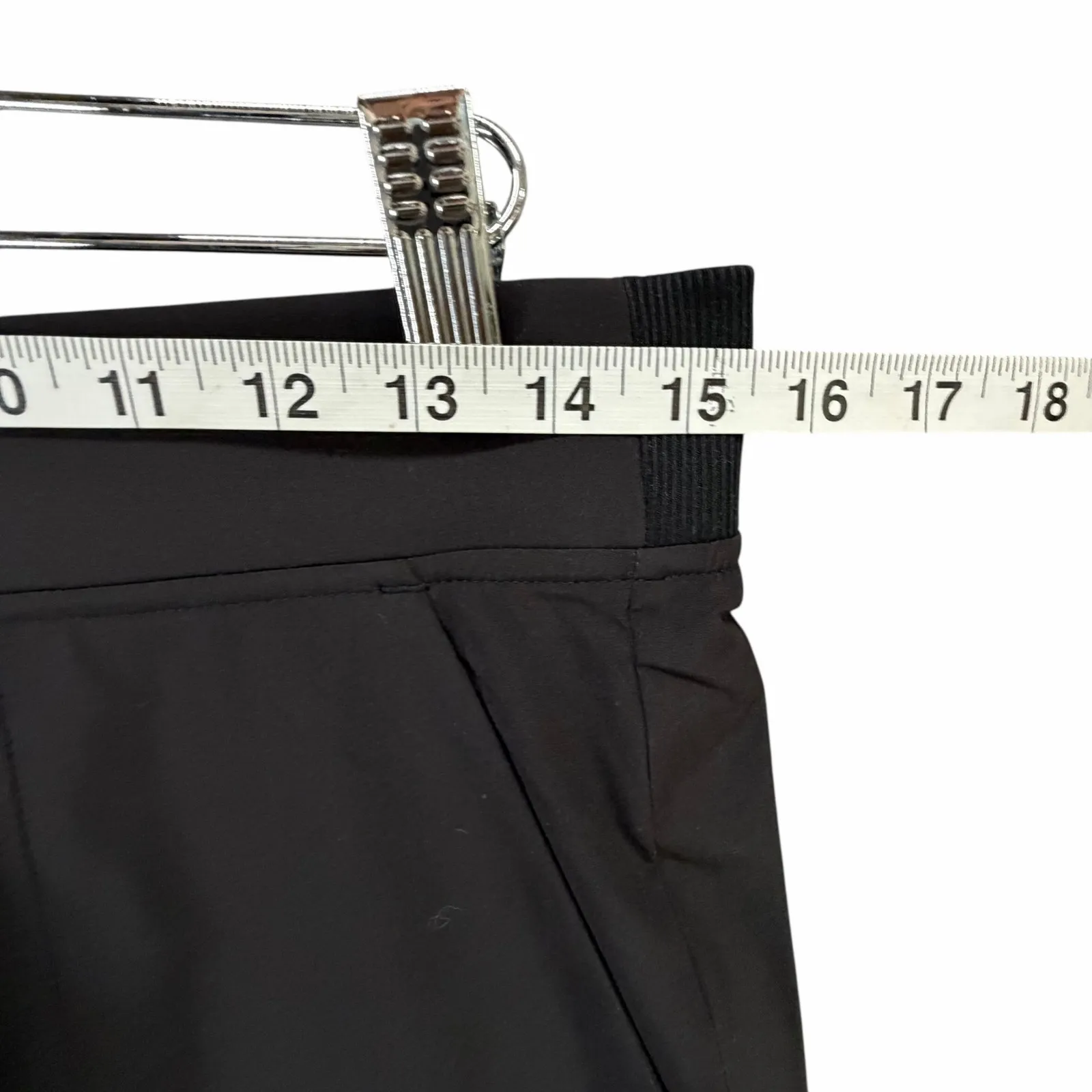 Athleta Brooklyn Ankle Utility Pants Womens 6 Black Mid Rise Urban Travel UPF40 - Image 7