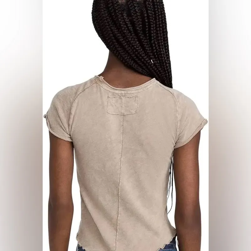 We The Free Tan Short Sleeve Tee - Image 2