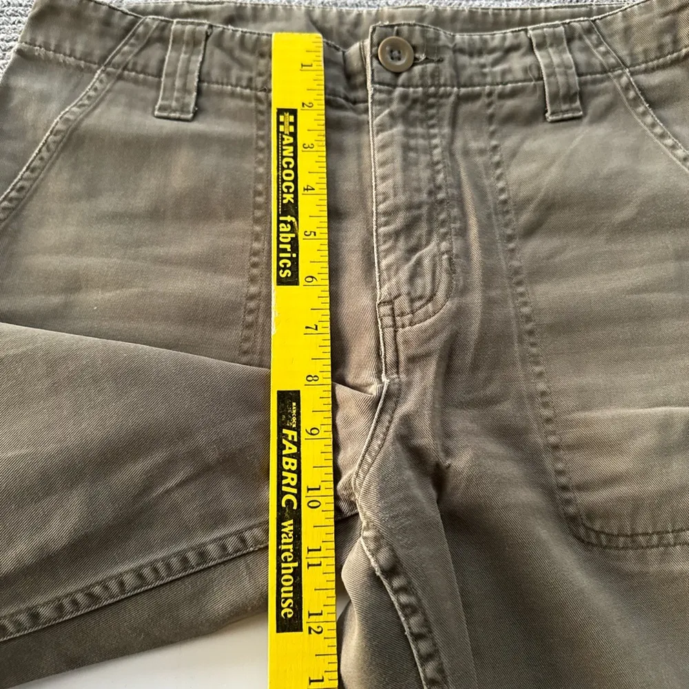 Vintage Old Navy Olive Green Cotton Utility Khaki Pants Size 6 - Image 9