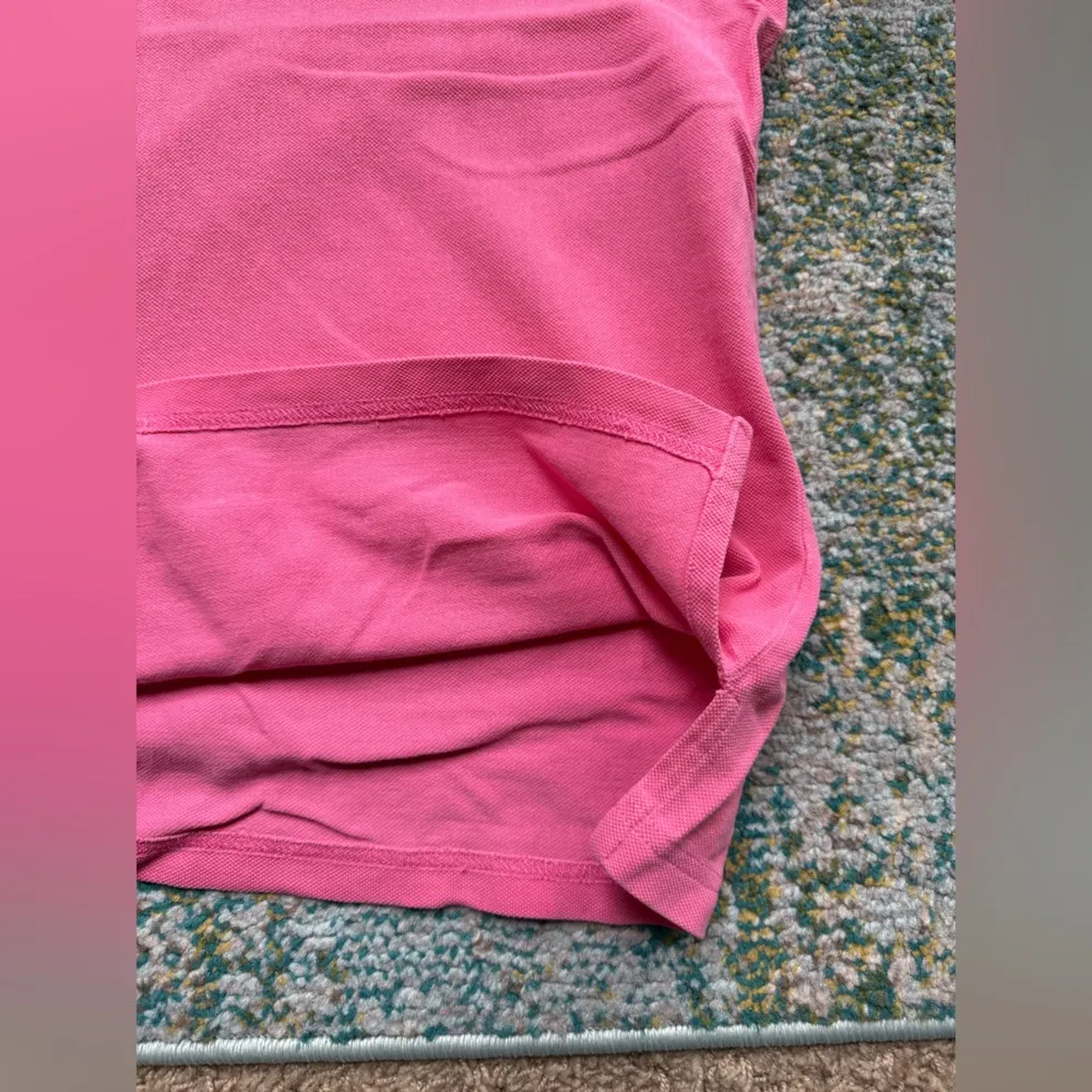 Vintage 90s Lily Pulitzer pink logo preppy polo shirt, size XL - Image 8