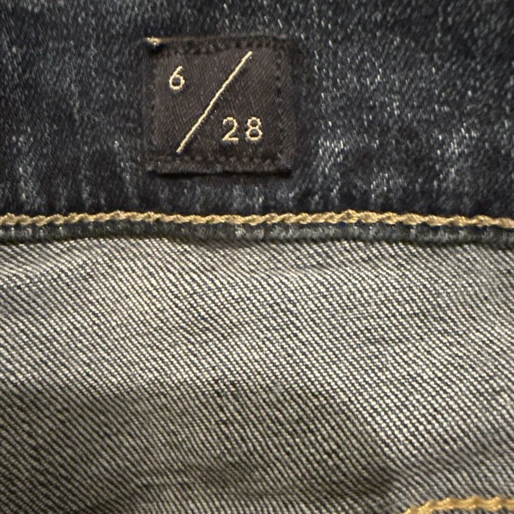 Lucky Brand Stevie Jeans Women's High-Rise Flare Size 6/28 Blue Retro Hippie - Image 10