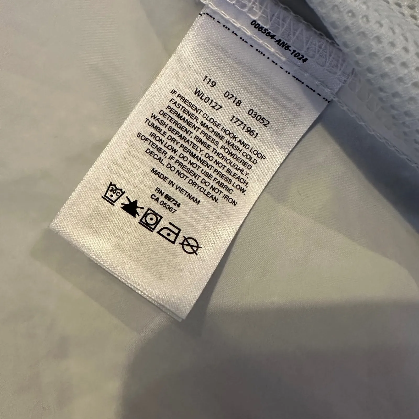 Columbia Packable Windbreaker Rain Jacket White Full Zip Lightweight Women Sz M - Image 6