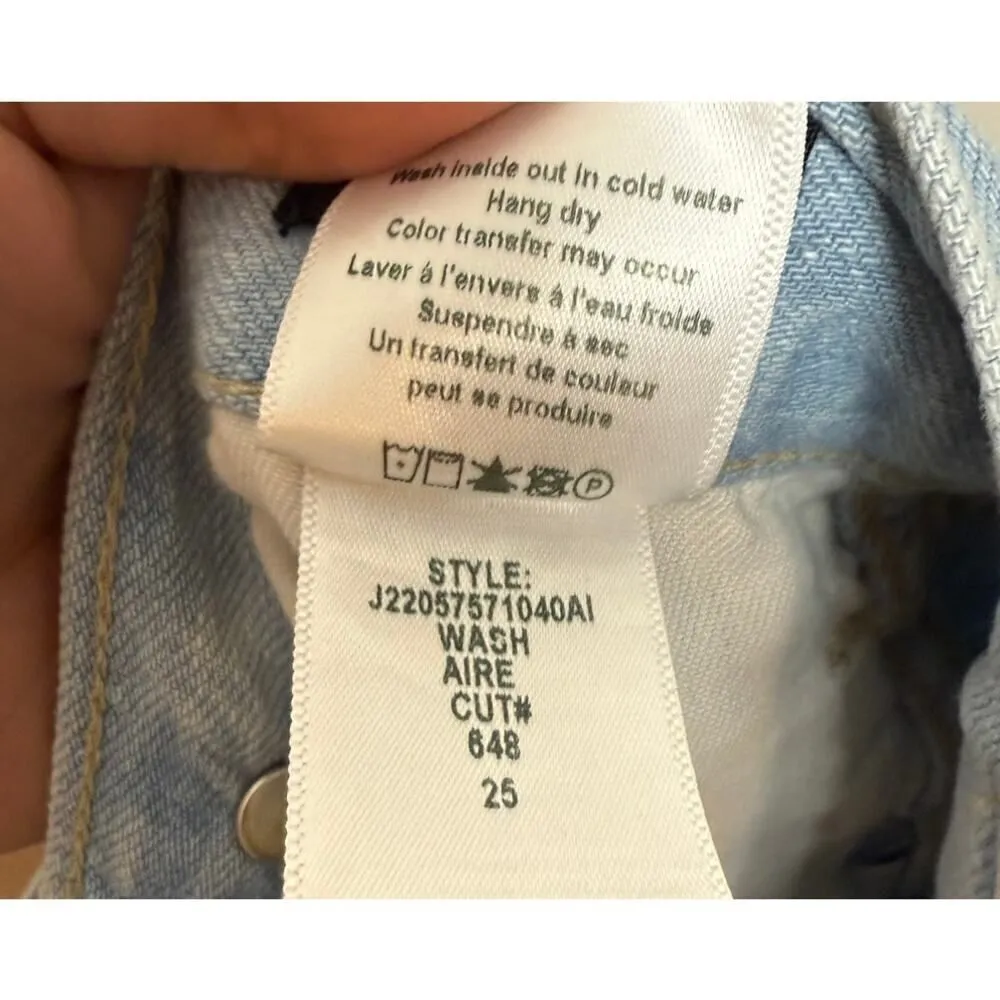 Veronica Beard Taylor Relaxed High Rise Wide Leg Jeans NWT Sz. 25 - Image 4