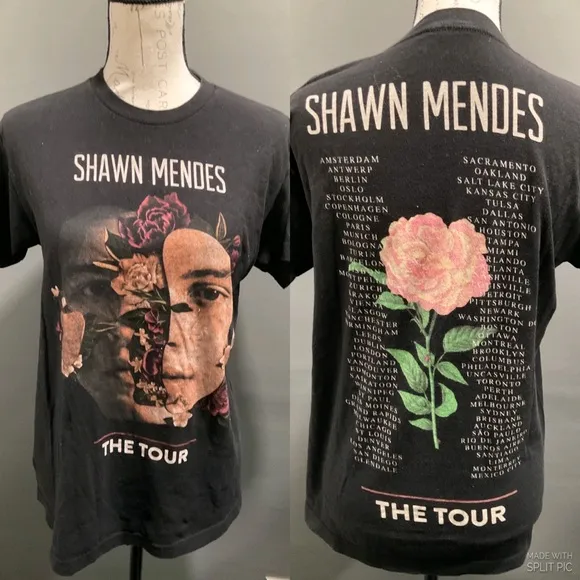 SHAWN MENDES THE TOUR T SHIRT - Image 2