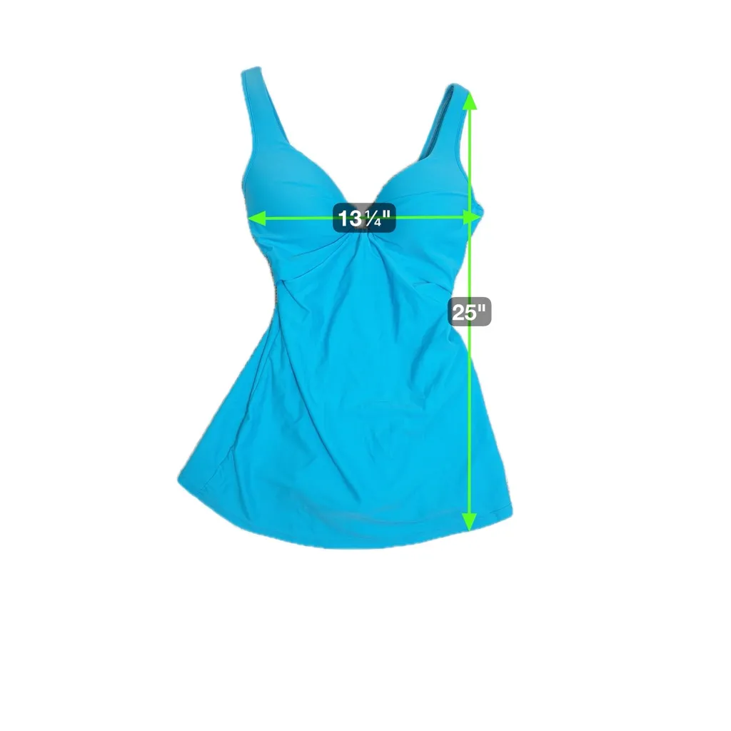 Shore‎ Shapes Swimwear Swim Dress size 8 Blue - Image 9
