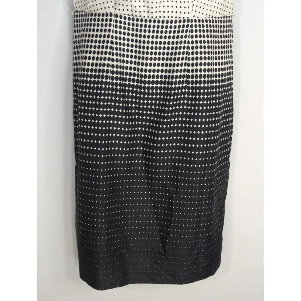 The Limited Black White Polka Dot Sheath Midi Dress Women Sz. 4 NWT Pin-up Retro - Image 3