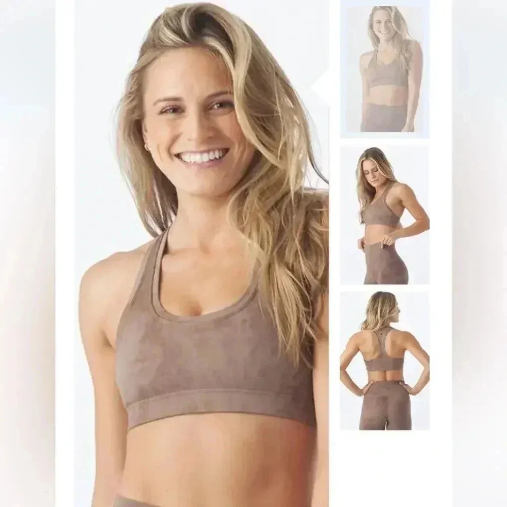 Glyder NOTCH BRA MOCHA TIE DYE L - Image 2