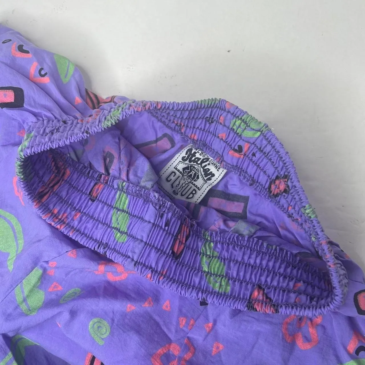 1980s 80s vintage purple and pink shorts - Image 7
