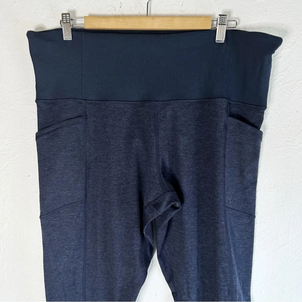 Athleta Exhale Heel Tight Navy Blue 2X - Image 3