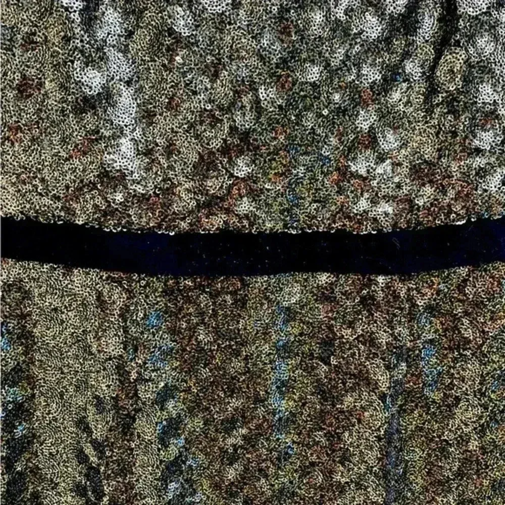 One‎ Clothing Gold Sequin Party Dress Sleeveless Cocktail Evening Mini Dress E28 - Image 4