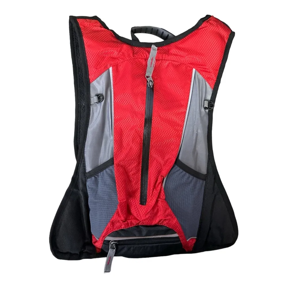 Hydration Backpack With 2 Liter Hydration Reservoir Red - Image 3