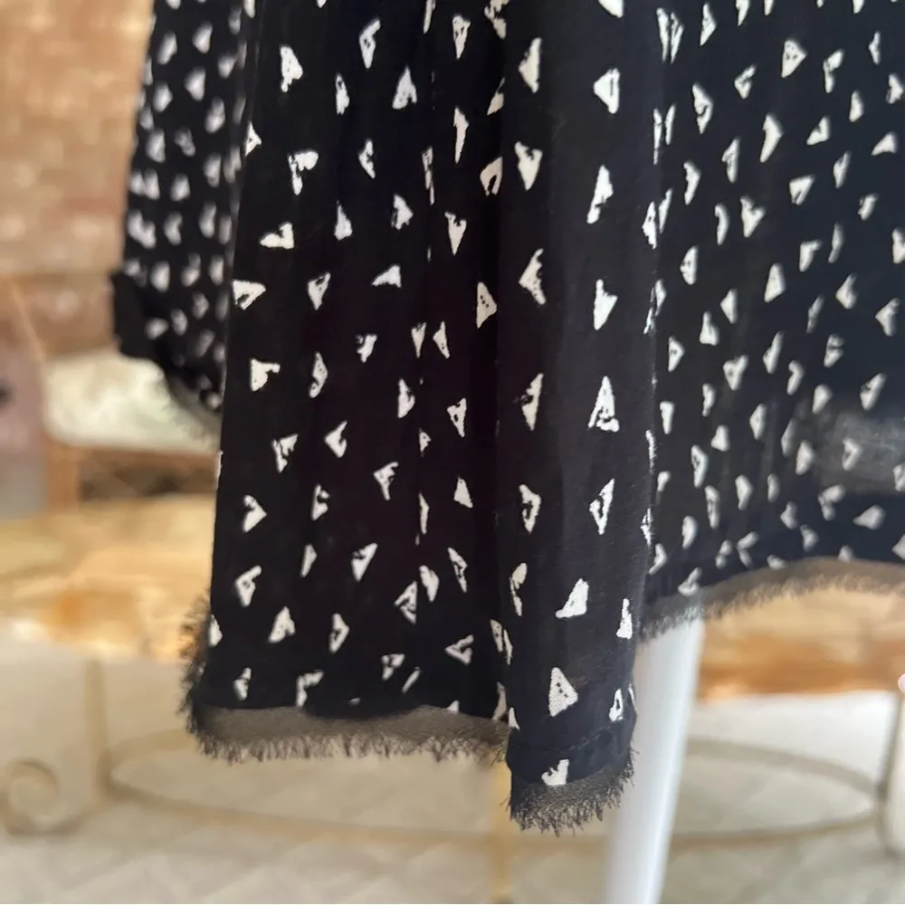 Silence + Noise Dress Polka Black Dot S (Jrs) Short Sleeve UO Mini Swing Party - Image 7