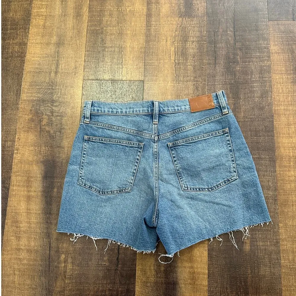 J.Crew High-Rise Denim Short in Juniper Wash Size 28 - Image 4