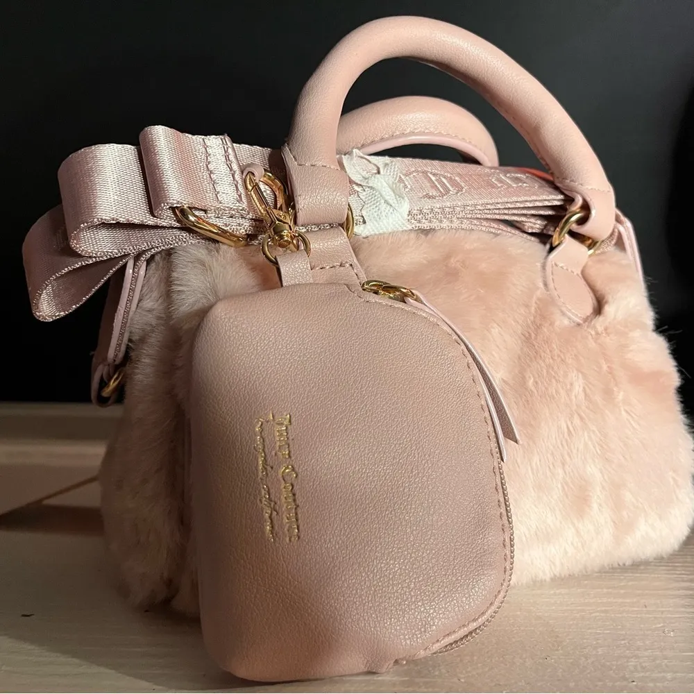 Juicy Couture Semi Charmed Satchel W/ Crossbody  Bag Dusty Blush NWT​​ - Image 4