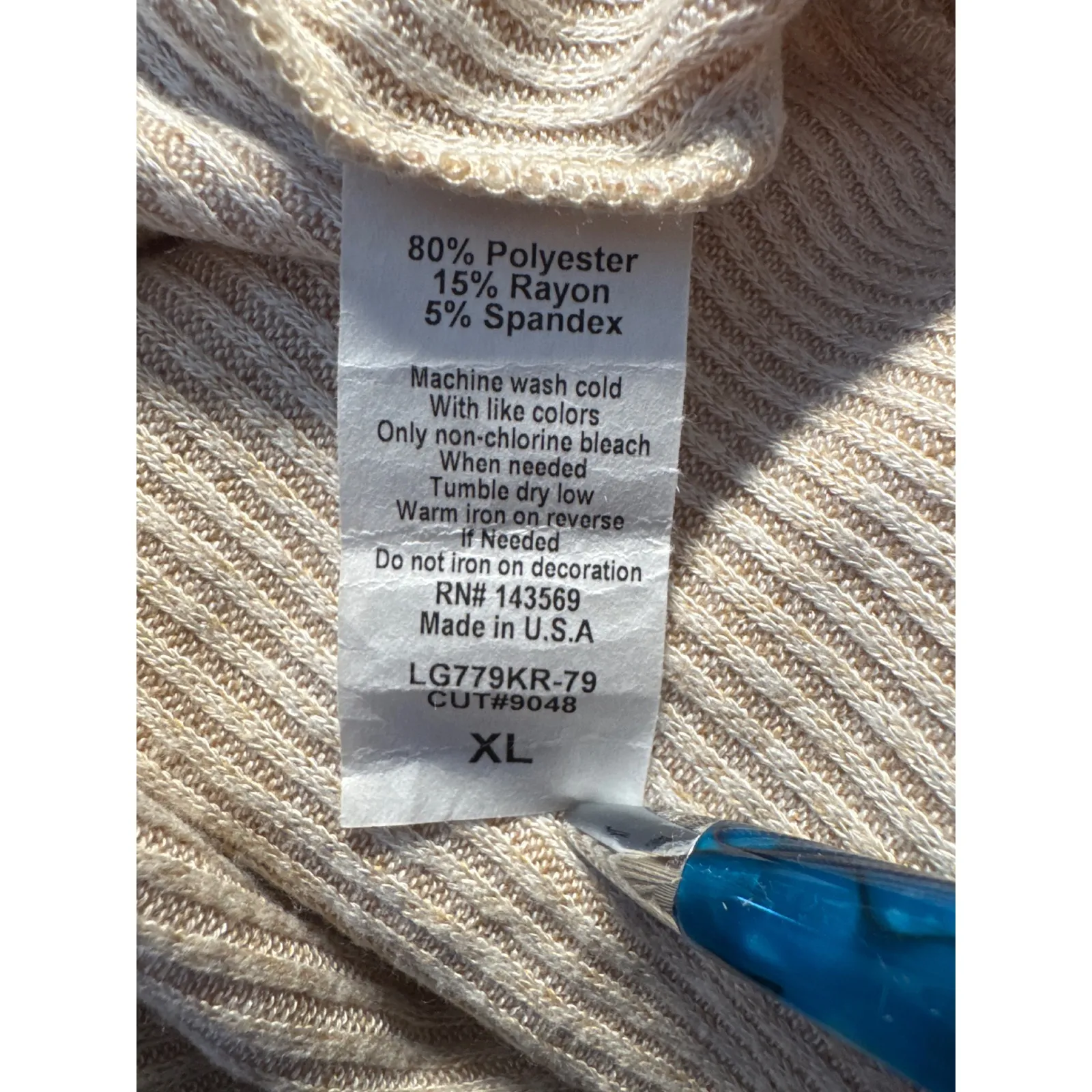 AQUA Ribbed Knit Wide Leg Lounge Pants Comfy Casual Extra Large XL‎ - Image 4