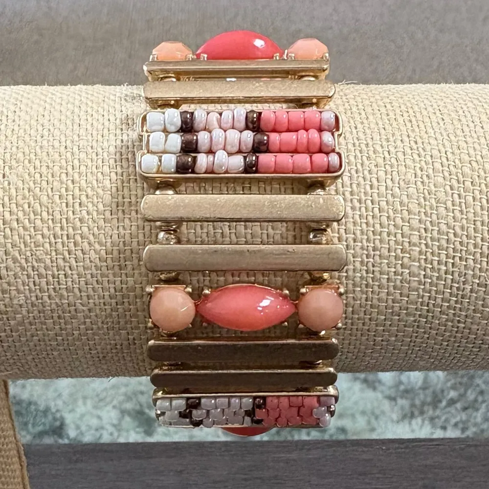 Christopher & Banks Peach Gold Bracelet - Image 3