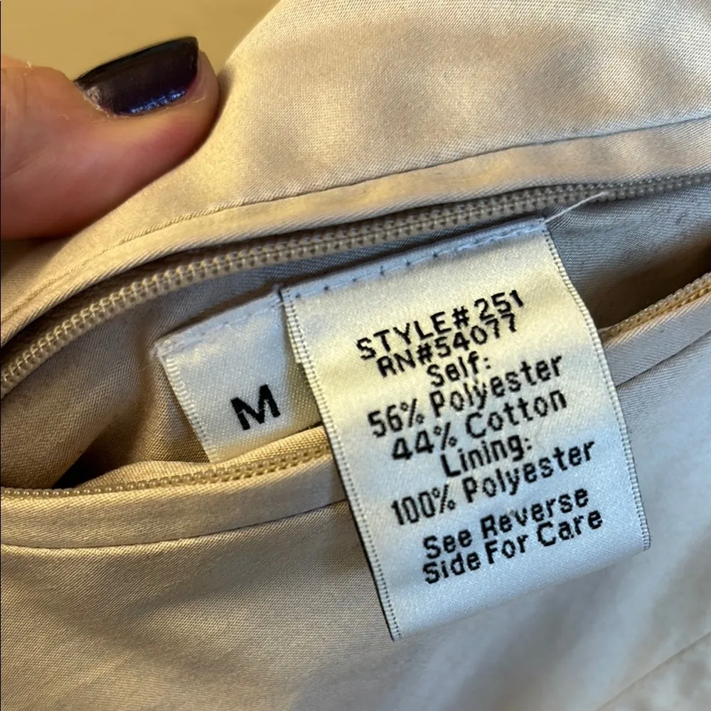 Reversible Cozy Faux Fur Teddy Bear Zip Front Vest Size MEDIUM Beige Tan - Image 13