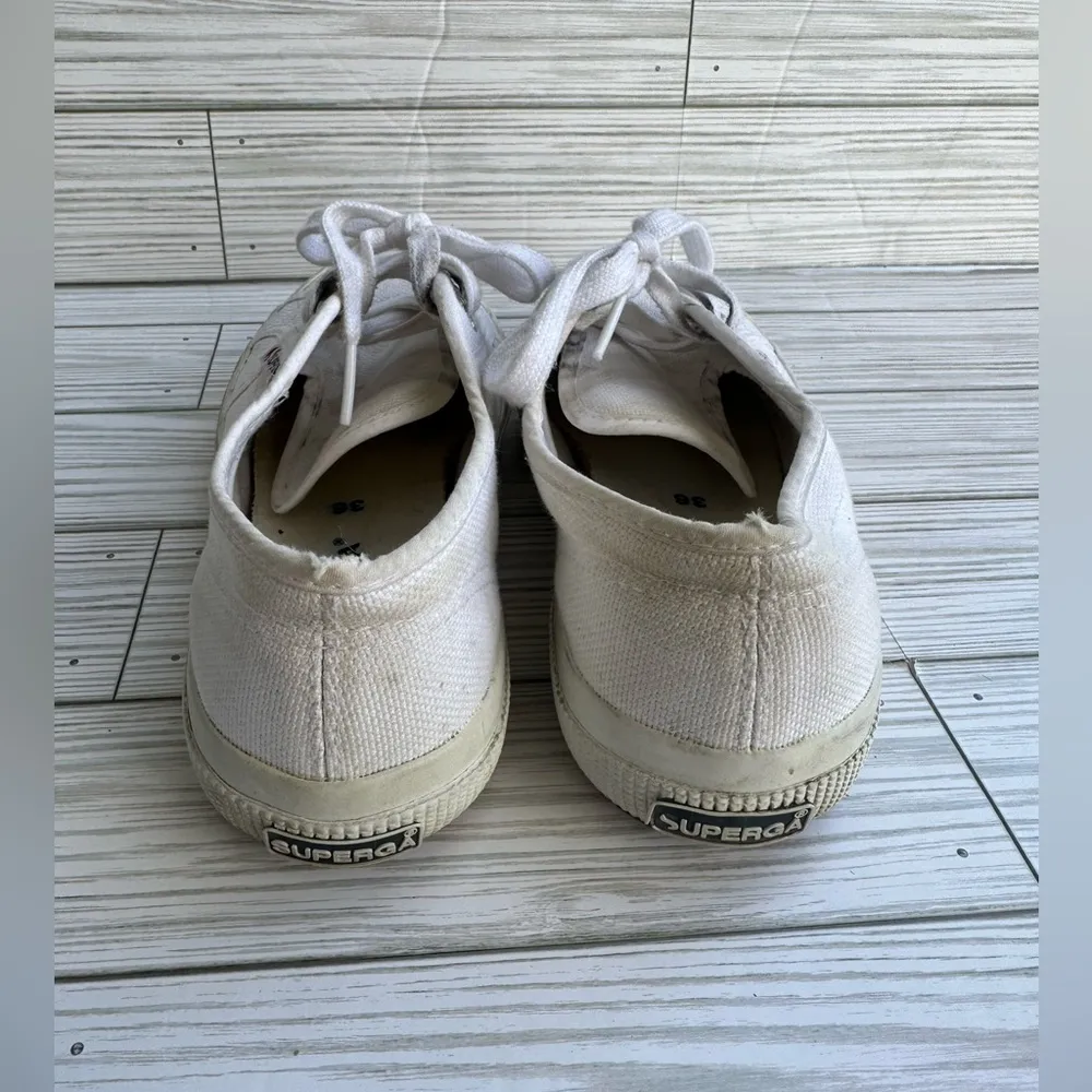 Superga White Classic Sneaker Women’s Trainers Size 36 - Image 4