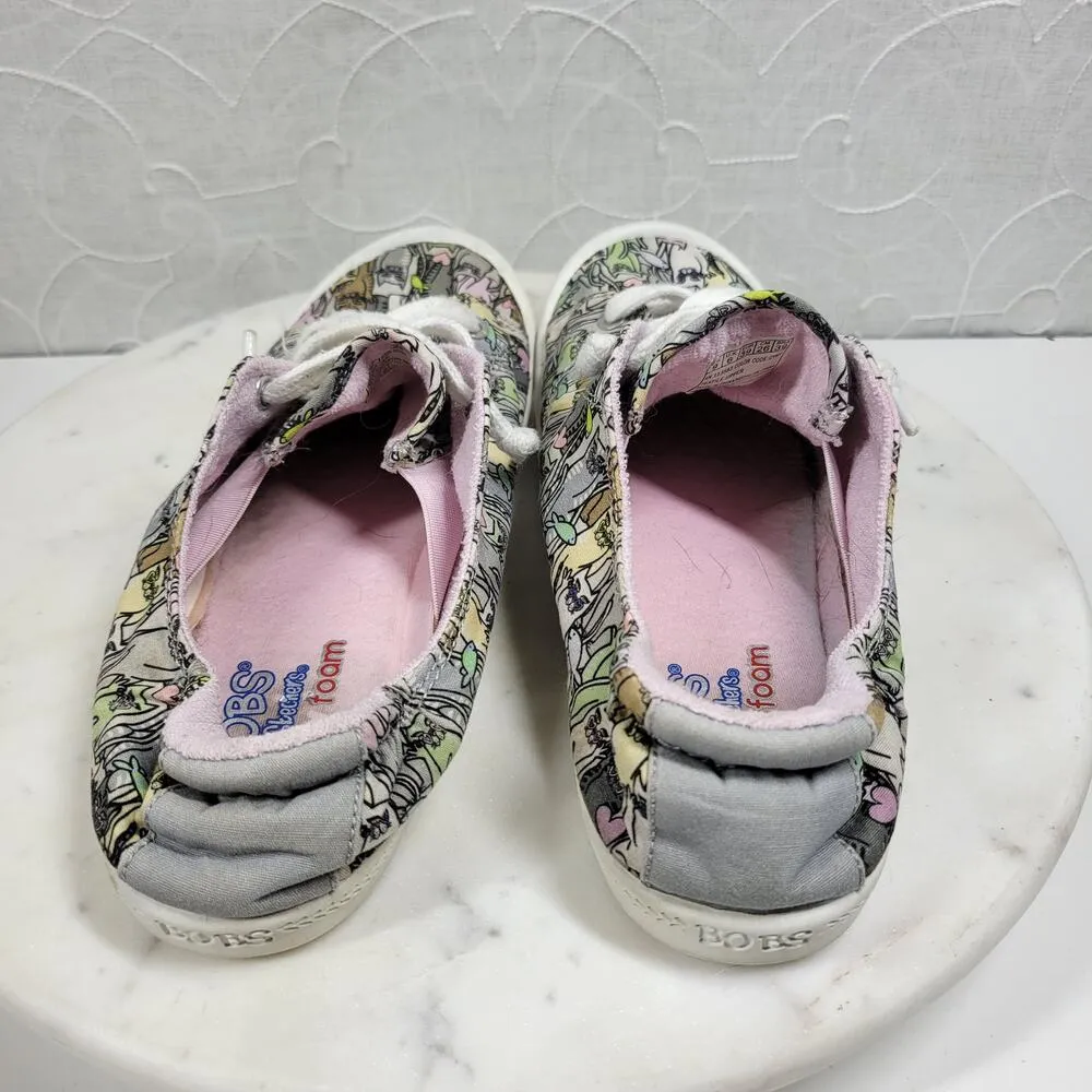BOBS Beach Bingo Kitten Bitten Sneakers Womens 9 Casual Slip On Pink - Image 15