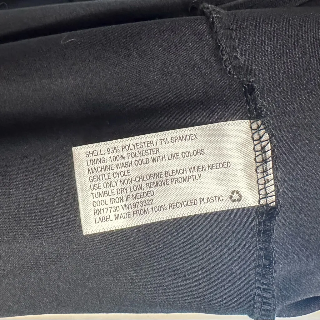 Xhilaration Criss Cross Long Sleeve Skater Mini Dress in Black Size Small - Image 7