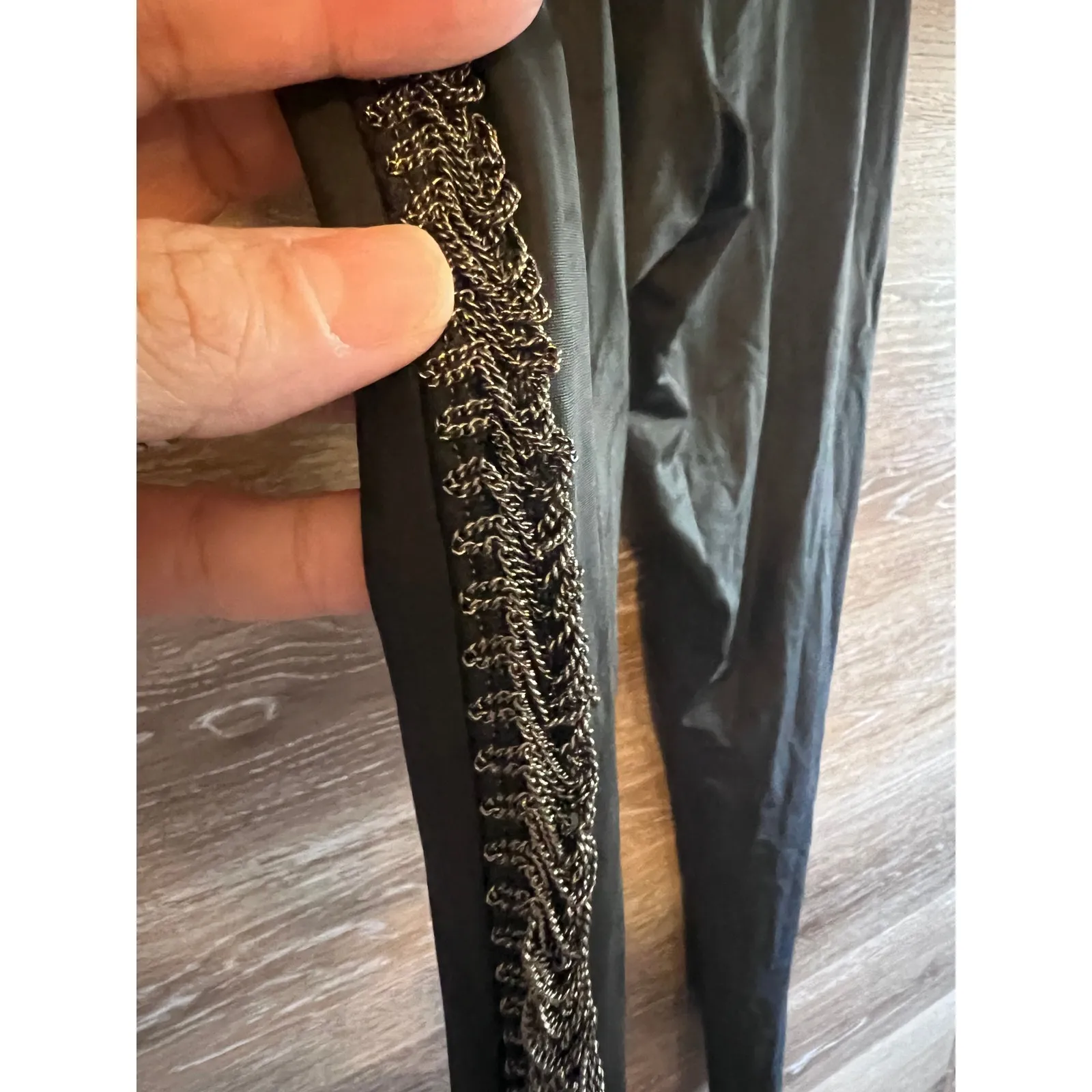 Celyn B Elisabetta Franchi leggings size 42 Medium black Vintage Rock fashion - Image 6