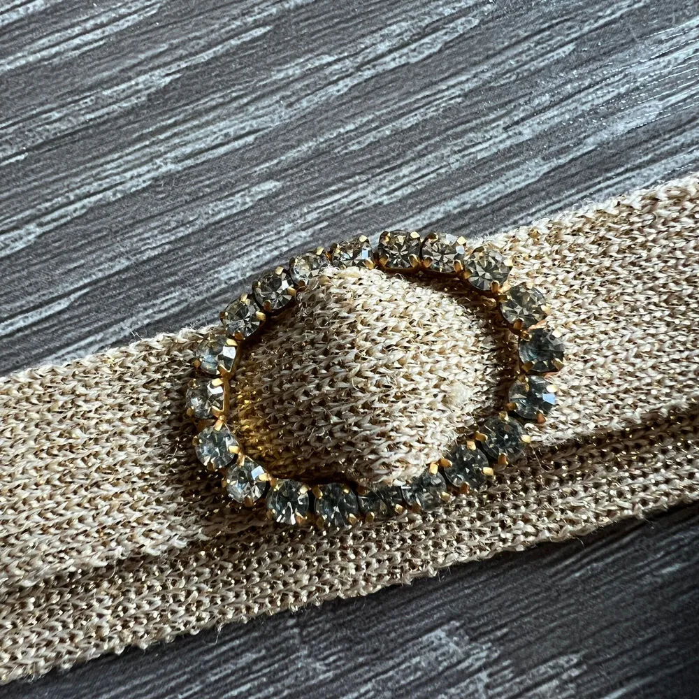 Alfani Shirt Womens Large Silk Blend Metallic Hidden Button Up - Image 13