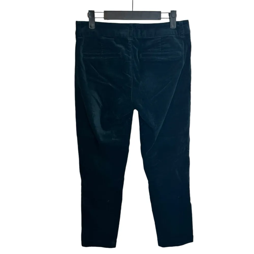 Old Navy Forest Green Velour Pixie Ankle Pants - Image 2