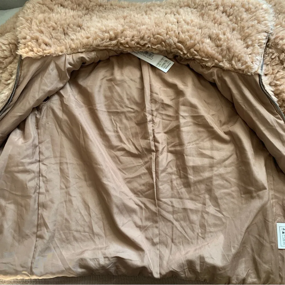 BB Dakota Brown Size XS Fuzzy Jacket Teddy Plush Soft Cozy Warm Coat New - Image 12