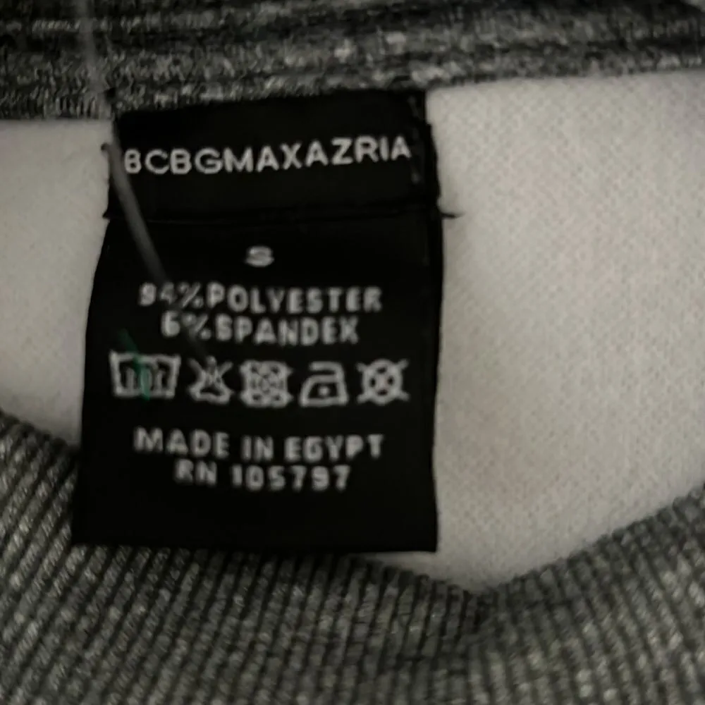 BCBGMAXAZRIA heather gray long sleeve hoodie - Image 7