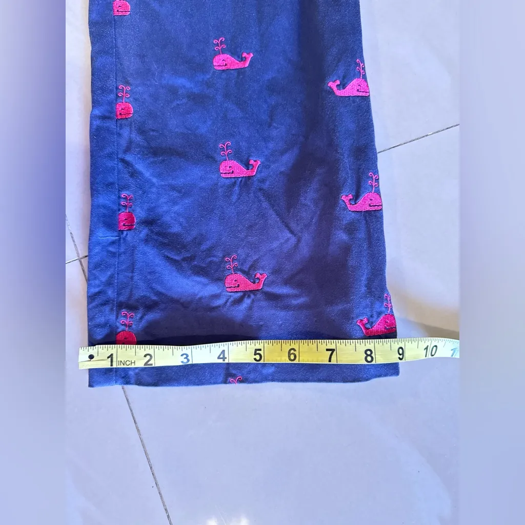 Lilly Pulitzer Whale Embroidered pants Size 4 vintage - Image 4