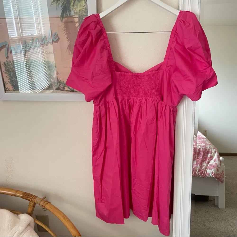 Tuckernuck Hyacinth House French Fuchsia Mini Dress - Image 5