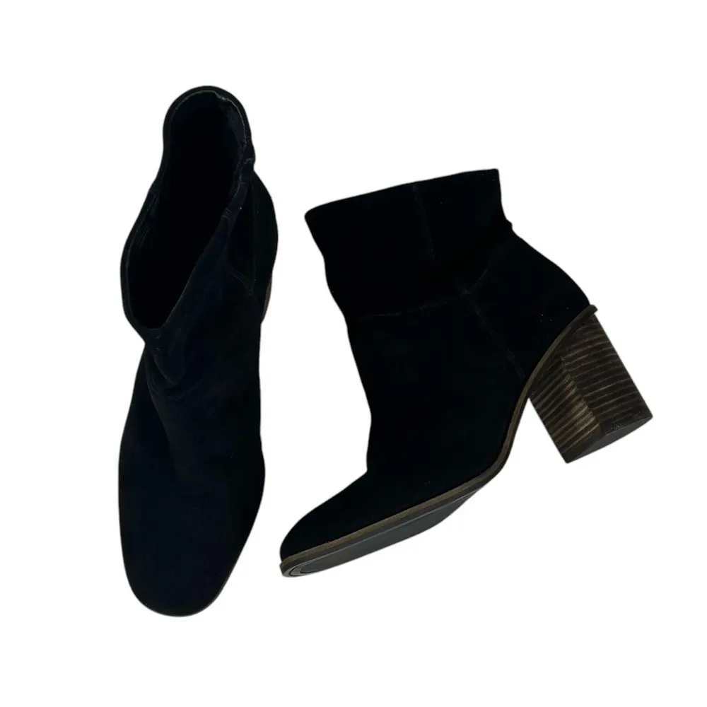 Lucky Brand Jicole Black Suede Booties - Image 10