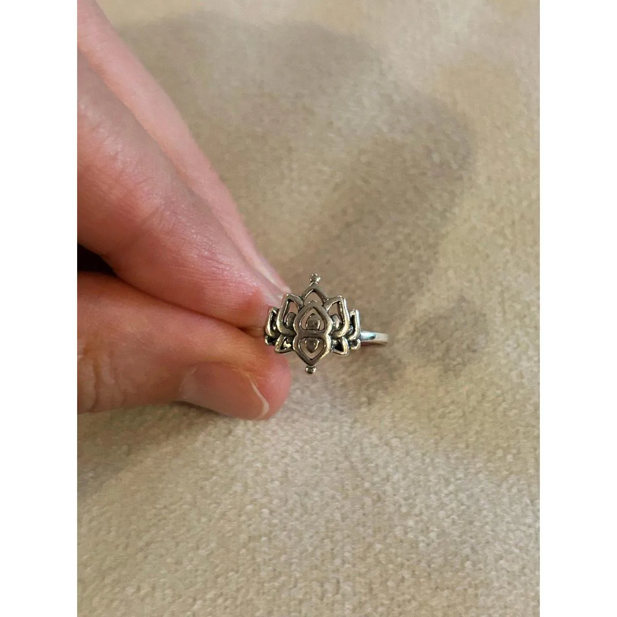 925 sterling silver ring band size 8.75 lot d4 - Image 4