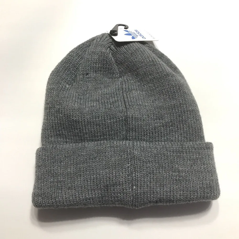 Adidas Trefoil knit beanie grey - Image 2