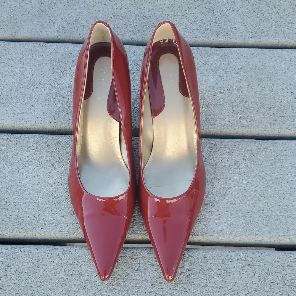Nine West Mooney Patent Heels | Nine West Red Patent Heels - Image 2