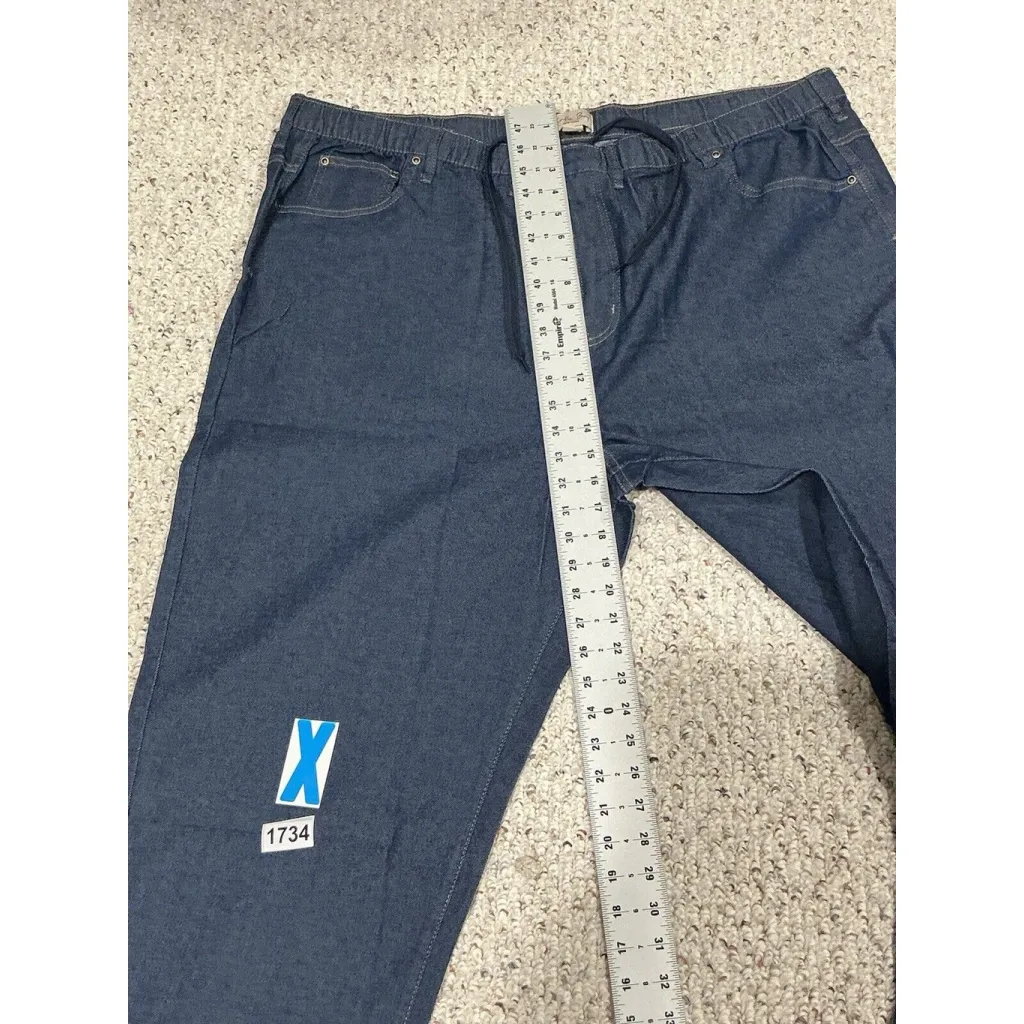 Womans Turtle Bay Ny Blue Jeans Elastic Waist Dark Wash Five Pocket 2 Xl - Image 4