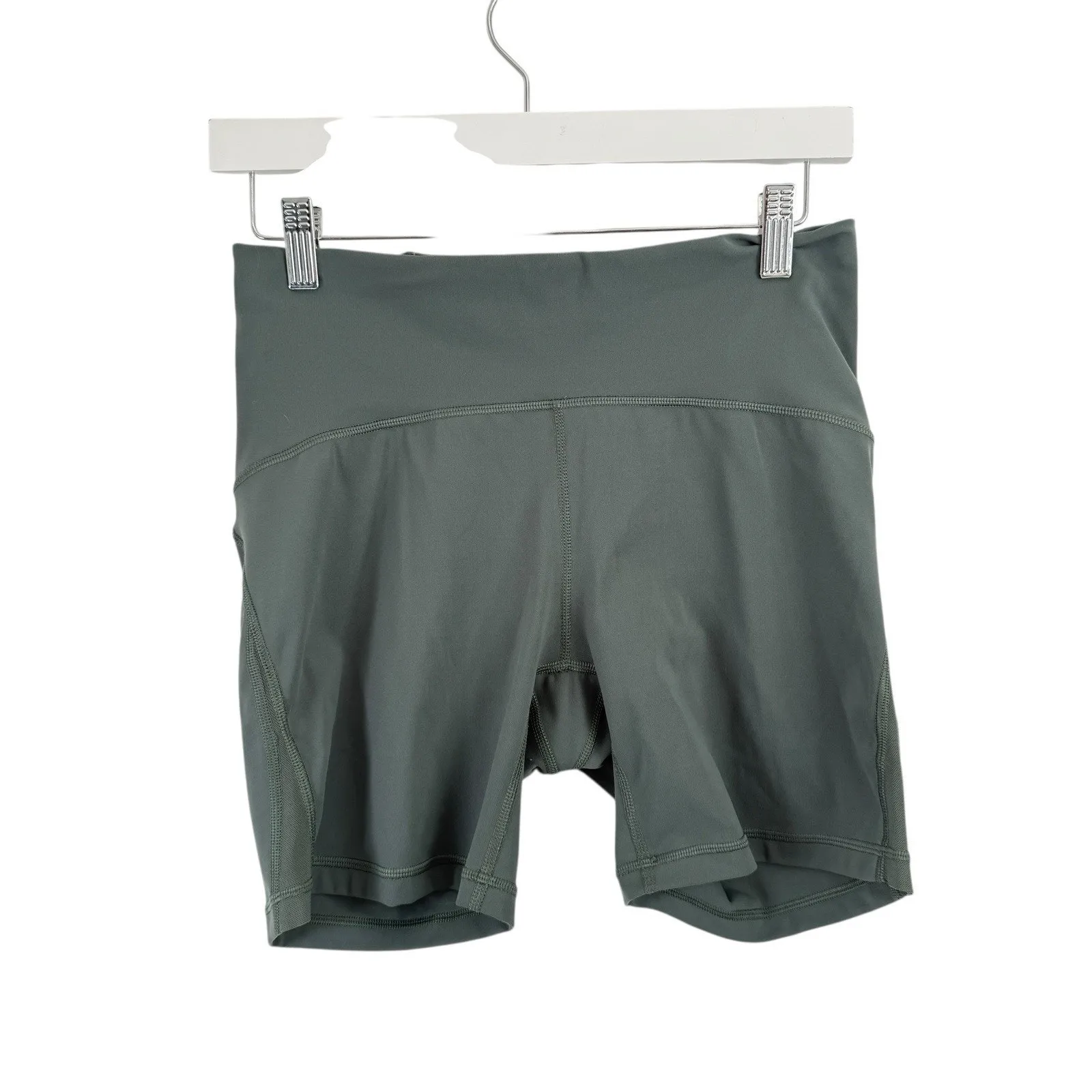 Lululemon Train Times Bike Short 6" Sage Grey Gym Athletic Workout Womens 8 - Image 2