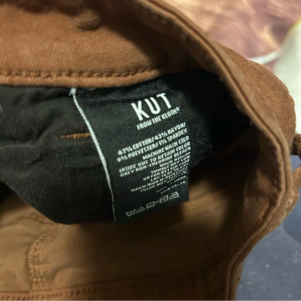 Women’s Kut from the Kloth Skinny Burnt Orange Jean Size 6 - Image 7