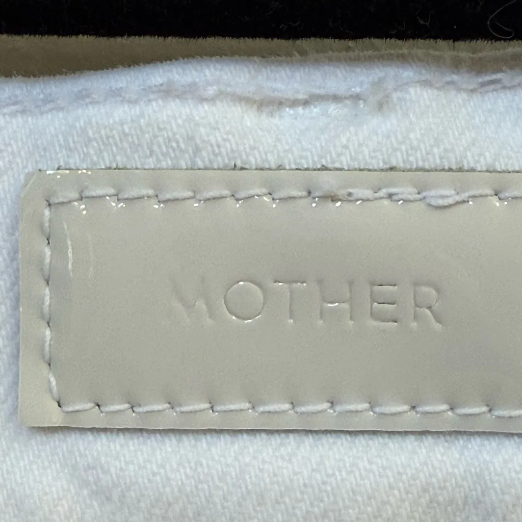 MOTHER The Hustler Ankle Fray Jeans White Fairest of Them All Size 29 - Image 7