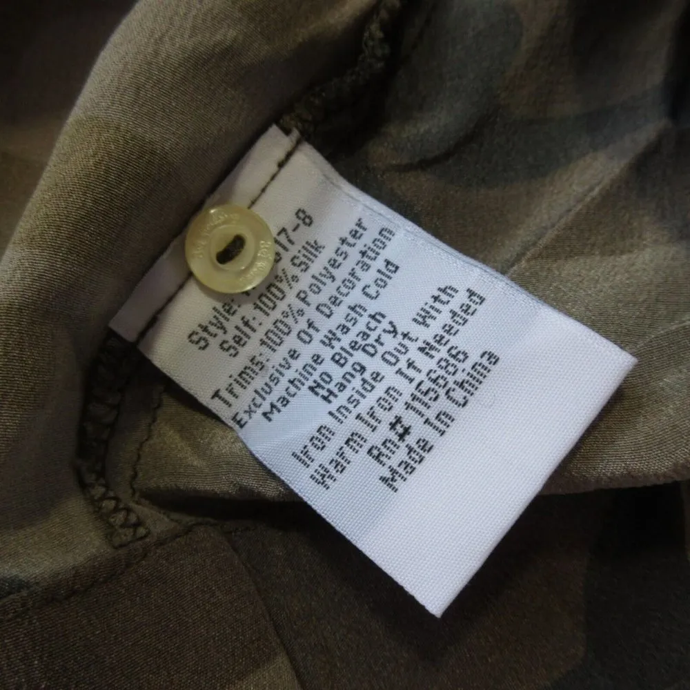 NWT Johnny Was Workshop Camouflage Esmeralda Handkerchief Bolero Shirt S - Image 5