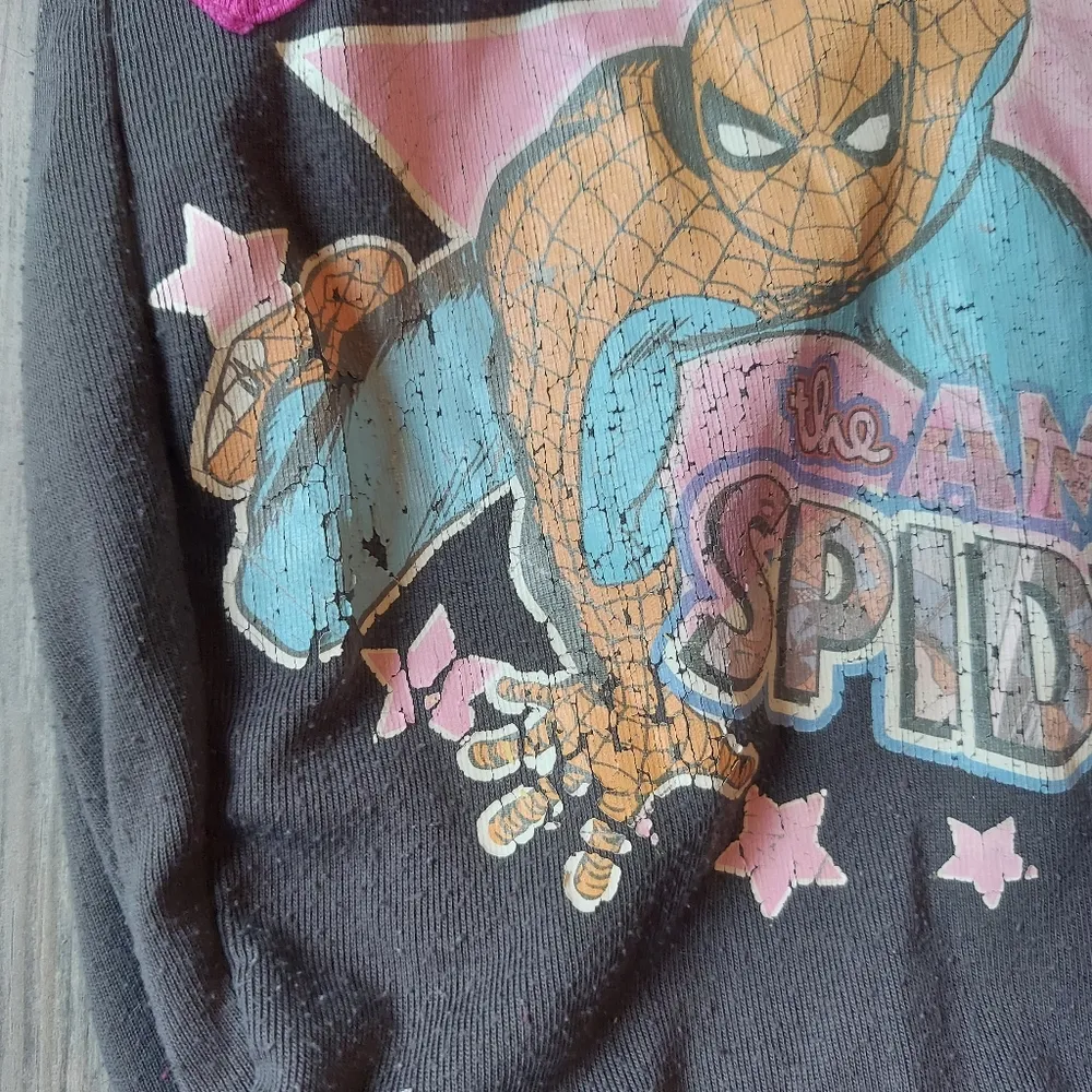Marvel Spiderman Y2K Pink and Gray Tote - Image 3