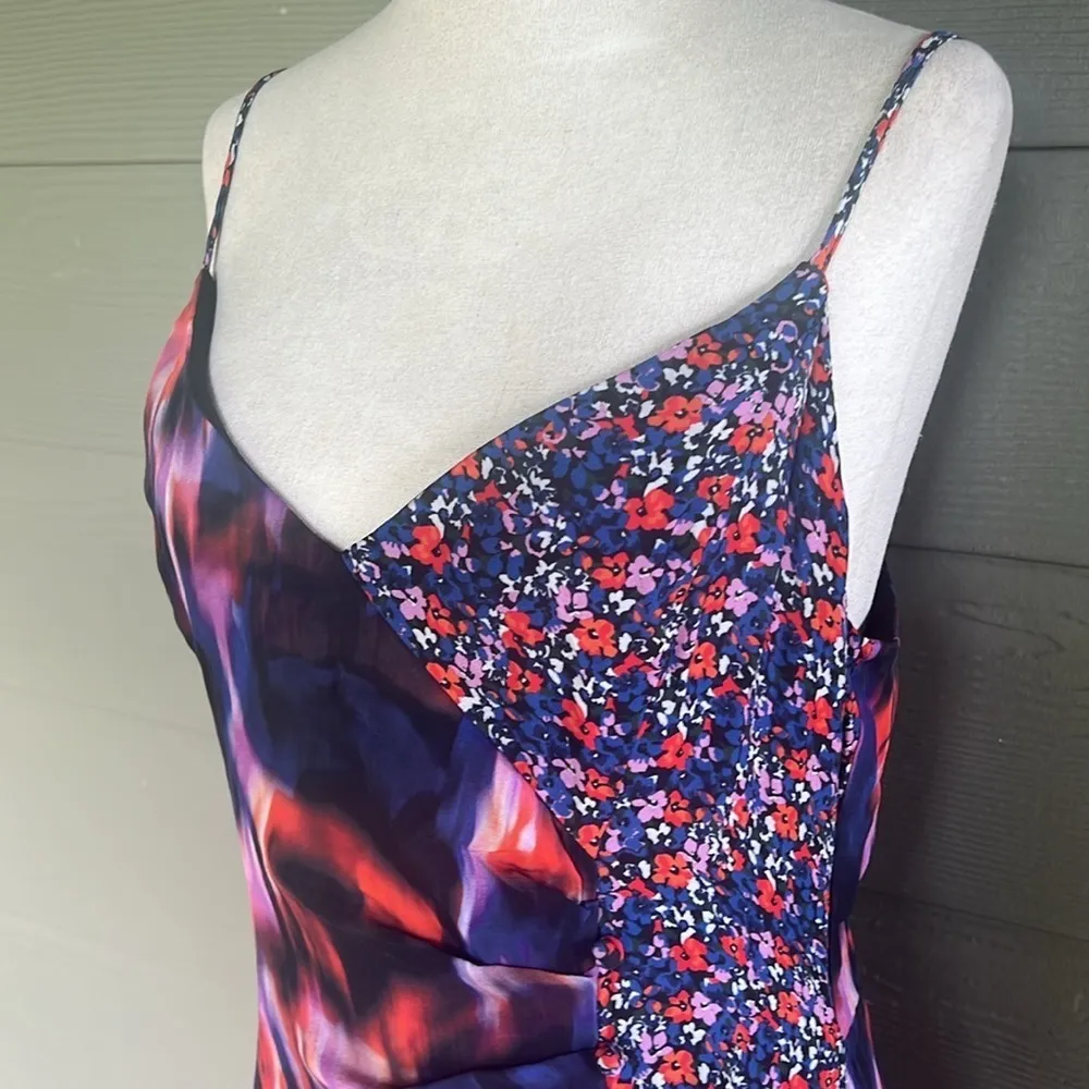 Parker “Colleen” Combo Silk Blend Dress - Image 6