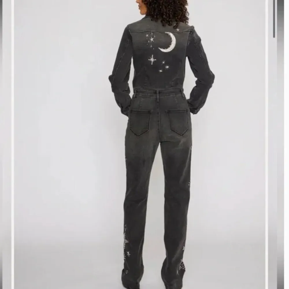 Free People x Driftwood NWT Celestial Jeweled Jumpsuit - S - Image 5