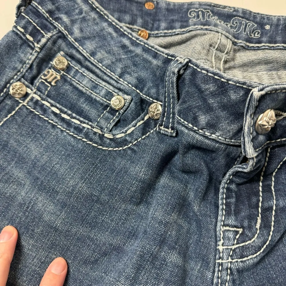 Embellished Pocket Easy Boot Mid Rise Jeans Size 27 - Image 5