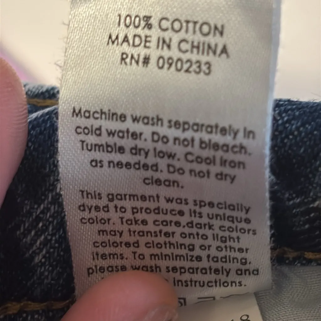 PacSun Blue Jean Shorts Distressed Cuffed Hem - Image 11