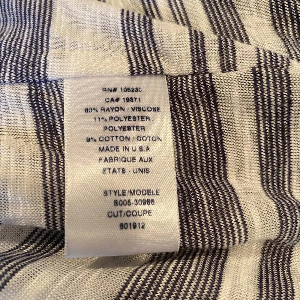 Joie Soft Striped Loganberry Paintery Scrunch Dress New Small - Image 9