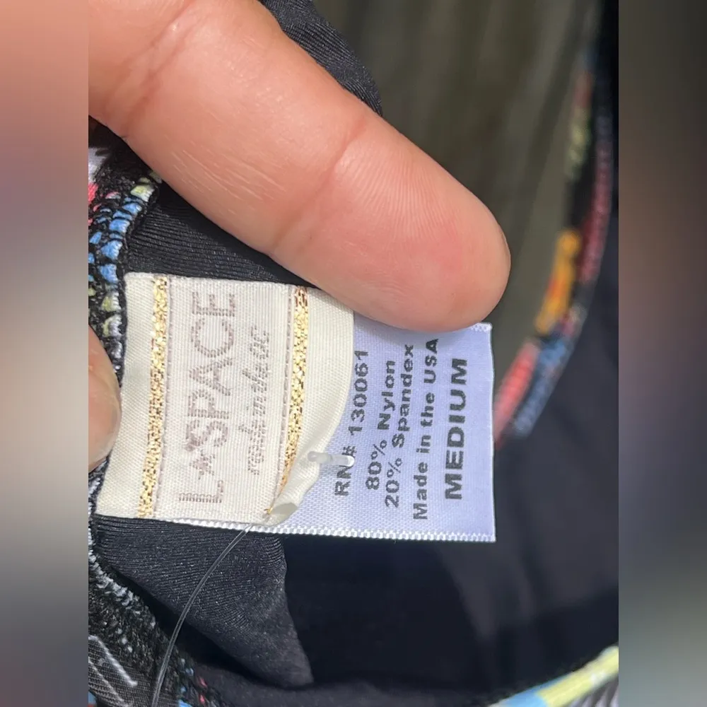 L*Space Free Love CiTY Tribe Fringe Bandeau Monokini Swimsuit One Piece NWT - Image 9