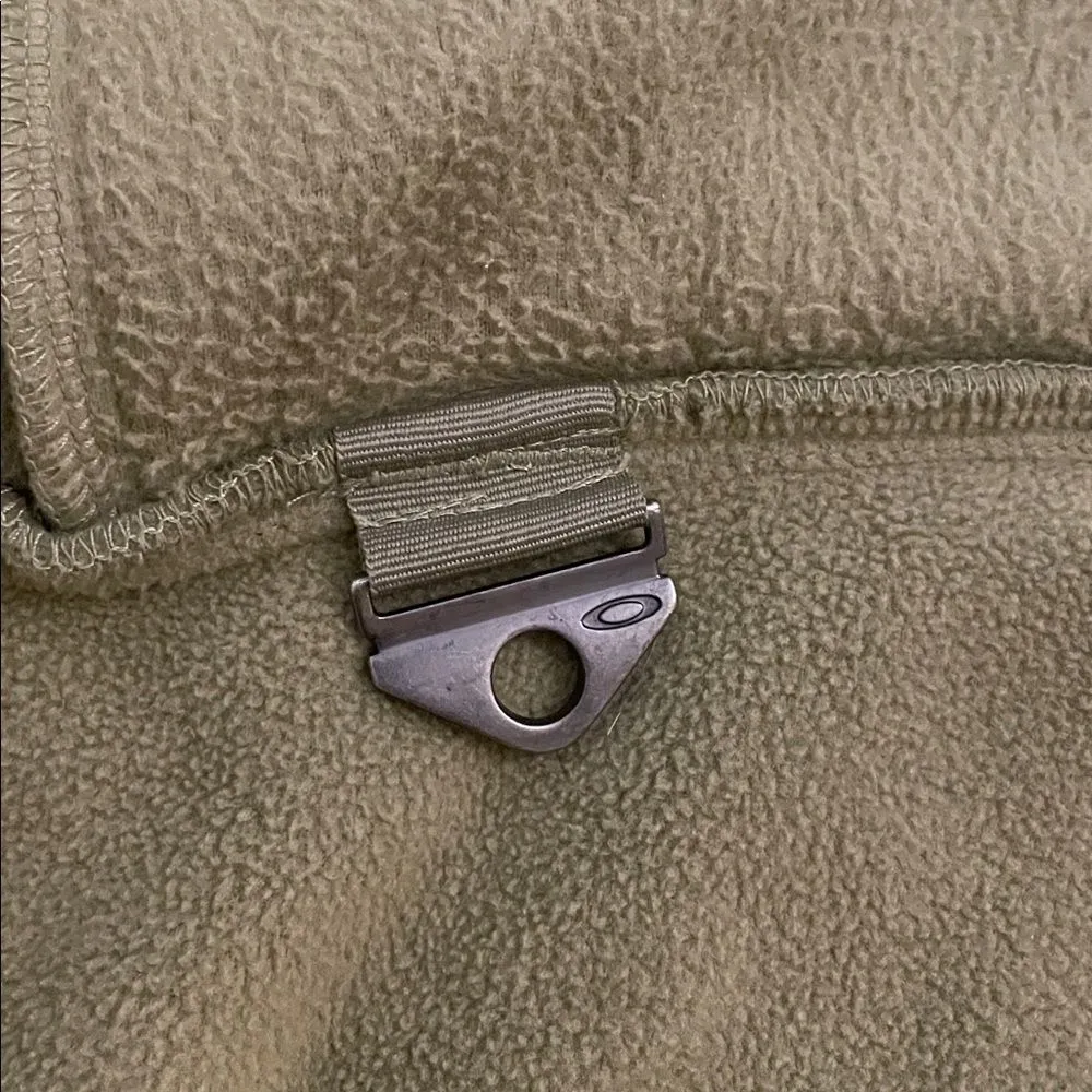 Oakley Olive Green Full Zip Fleece Jacket Womens Size XL Outdoors - Image 11