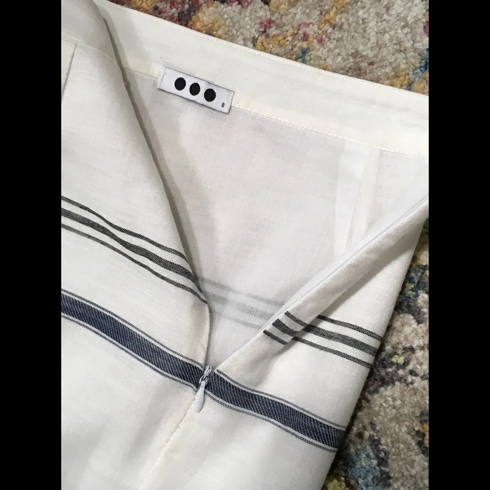 Three Dots blue stripe pencil skirt. NWOT - Image 7